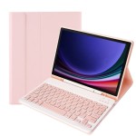 Różowe Etui Pokrowiec Klawiatura do Samsung Galaxy Tab S9