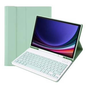 Zielone Etui Pokrowiec Klawiatura do Samsung Galaxy Tab S9