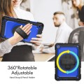 Shockproof Pancerne Etui z Paskiem, Uchwytem do Lenovo Tab M10 10.1 3 gen czarno-niebieskie