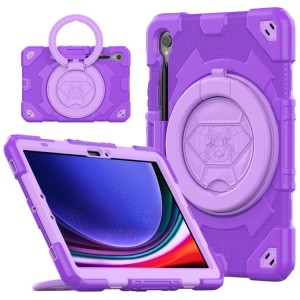 Spider Pancerne Etui z Uchwytem do Samsung Galaxy Tab S9 fioletowe