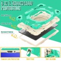 Spider Pancerne Etui z Uchwytem do Samsung Galaxy Tab S9 zielono-beżowe