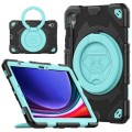 Spider Pancerne Etui z Uchwytem do Samsung Galaxy Tab S9 czarno-niebieskie