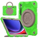 Spider Pancerne Etui z Uchwytem do Samsung Galaxy Tab S9 zielono-szare