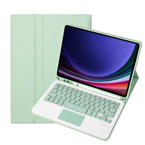 Zielone Etui Klawiatura z TouchPad do Samsung Galaxy Tab S9