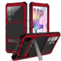 R-JUST Pancerne Etui Antywstrząsowe do Samsung Galaxy S23 Ultra czerwone