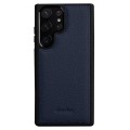 MELKCO Skórzane Etui Obudowa Plecki do Samsung Galaxy S23 Ultra granatowe