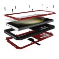 Pancerne Etui Antywstrząsowe do Samsung Galaxy S23 Ultra czerwone