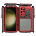 Pancerne Etui Antywstrząsowe do Samsung Galaxy S23 Ultra czerwone