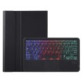 Czarne Etui Podświetlana Klawiatura z TouchPad do Samsung Galaxy Tab S9 FE