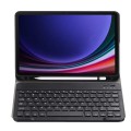 Czarne Etui Pokrowiec Klawiatura do Samsung Galaxy Tab S9 FE