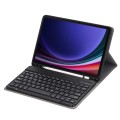 Czarne Etui Pokrowiec Klawiatura do Samsung Galaxy Tab S9 FE
