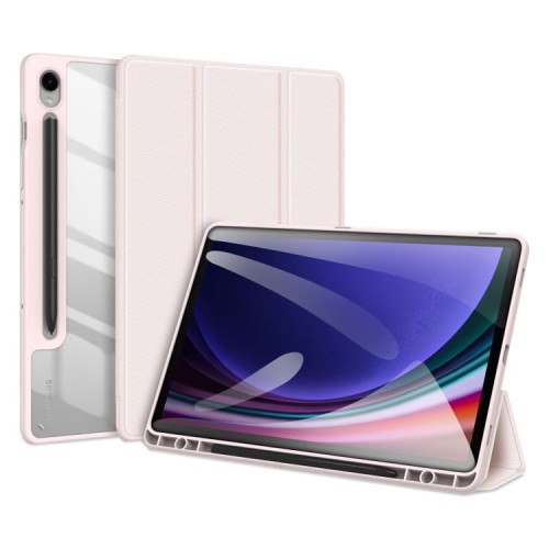 DUX DUCIS Toby Series Smart Cover Etui do Samsung Galaxy Tab S9 FE różowe