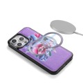 MagSafe Etui Portfel Pokrowiec do iPhone 15 Pro Max fioletowy