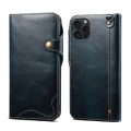 Denior Skórzane Etui Pokrowiec do iPhone 15 Pro Max granatowe