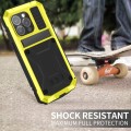 R-JUST Pancerne Etui Antywstrząsowe do iPhone 15 Pro Max żółte