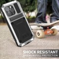 R-JUST Pancerne Etui Antywstrząsowe do iPhone 15 Pro Max srebrne