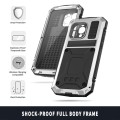 R-JUST Pancerne Etui Antywstrząsowe do iPhone 15 Pro Max srebrne