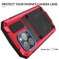 R-JUST Pancerne Etui Antywstrząsowe do iPhone 15 Pro Max czerwone