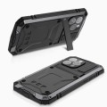R-JUST Pancerne Etui Antywstrząsowe do iPhone 15 Pro Max czarne
