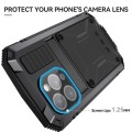 R-JUST Pancerne Etui Antywstrząsowe do iPhone 15 Pro Max czarne