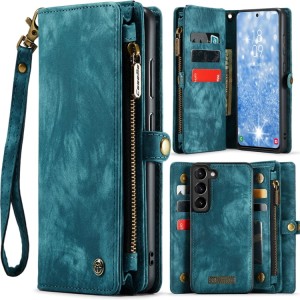 Pokrowiec Portfel CASEME do Samsung Galaxy S24 5G niebieski