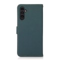 Skórzane Etui Pokrowiec KHAZNEH FRID do Samsung Galaxy S24 5G zielone