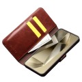 QIALINO Eleganckie Skórzane Etui do Samsung Galaxy S24 brązowe
