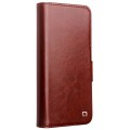 QIALINO Eleganckie Skórzane Etui do Samsung Galaxy S24 brązowe