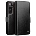 QIALINO Eleganckie Skórzane Etui do Samsung Galaxy S24 czarne