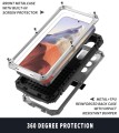 R-JUST Mocne Pancerne Etui Antywstrząsowe do Samsung Galaxy S24 5G srebrne