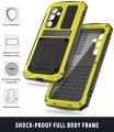 R-JUST Mocne Pancerne Etui Antywstrząsowe do Samsung Galaxy S24 5G żółte