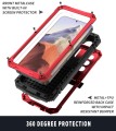 R-JUST Mocne Pancerne Etui Antywstrząsowe do Samsung Galaxy S24 5G czerwone