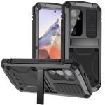 R-JUST Mocne Pancerne Etui Antywstrząsowe do Samsung Galaxy S24 5G czarne