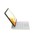Magnetyczna Podświetlana Klawiatura TouchPad do Samsung Galaxy Tab S8 biała