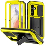 R-JUST Pancerne Etui Antywstrząsowe do Samsung Galaxy S24 5G żółte