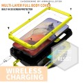 R-JUST Pancerne Etui Antywstrząsowe do Samsung Galaxy S24 5G żółte