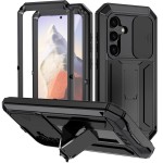 R-JUST Pancerne Etui Antywstrząsowe do Samsung Galaxy S24 5G czarne