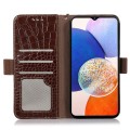 Skórzane Etui Pokrowiec FRID do Samsung Galaxy S24 5G brązowy