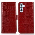 Skórzane Etui Pokrowiec FRID do Samsung Galaxy S24 5G czerwony