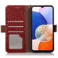 Skórzane Etui Pokrowiec FRID do Samsung Galaxy S24 5G czerwony
