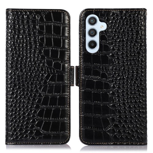 Skórzane Etui Pokrowiec FRID do Samsung Galaxy S24 5G czarny