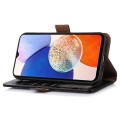 Skórzane Etui Pokrowiec FRID do Samsung Galaxy S24 5G czarny