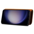 Denior Skórzane Etui Pokrowiec do Samsung Galaxy S24 5G brązowe