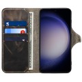 Denior Skórzane Etui Pokrowiec do Samsung Galaxy S24 5G czarne