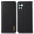 Skórzane Etui Pokrowiec KHAZNEH do Samsung Galaxy S24 5G czarne