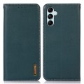 Skórzane Etui Pokrowiec KHAZNEH do Samsung Galaxy S24 5G zielone