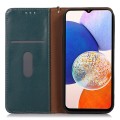 Skórzane Etui Pokrowiec KHAZNEH do Samsung Galaxy S24 5G zielone