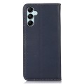 Skórzane Etui Pokrowiec KHAZNEH do Samsung Galaxy S24 5G niebieskie