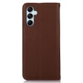 Skórzane Etui Pokrowiec KHAZNEH do Samsung Galaxy S24 5G brązowe