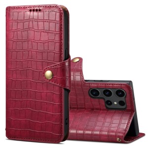 Denior Etui Pokrowiec do Samsung Galaxy S24 Ultra 5G czerwone